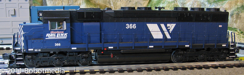 MTH Premier Montana Rail Link SD45 Low Hood Diesel